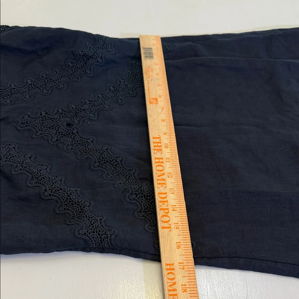 J. Crew Lace-trim slip dress in linen Size 4 - Picture 7 of 11